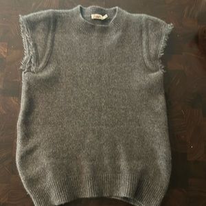 Faherty Brand Women’s Colette Slim-Fit Sweater Tee in Charcoal Size S